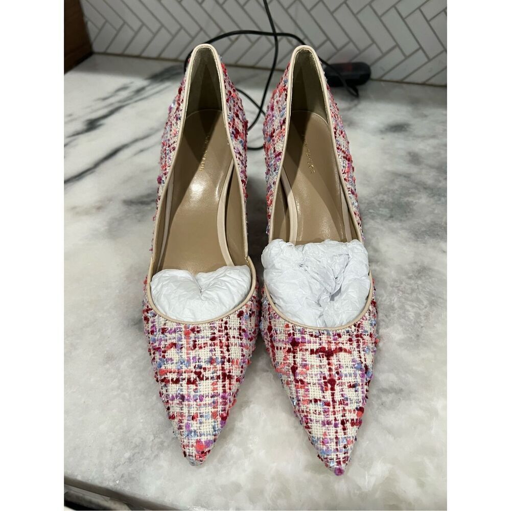 Ann Taylor Colorful Tweed Heels